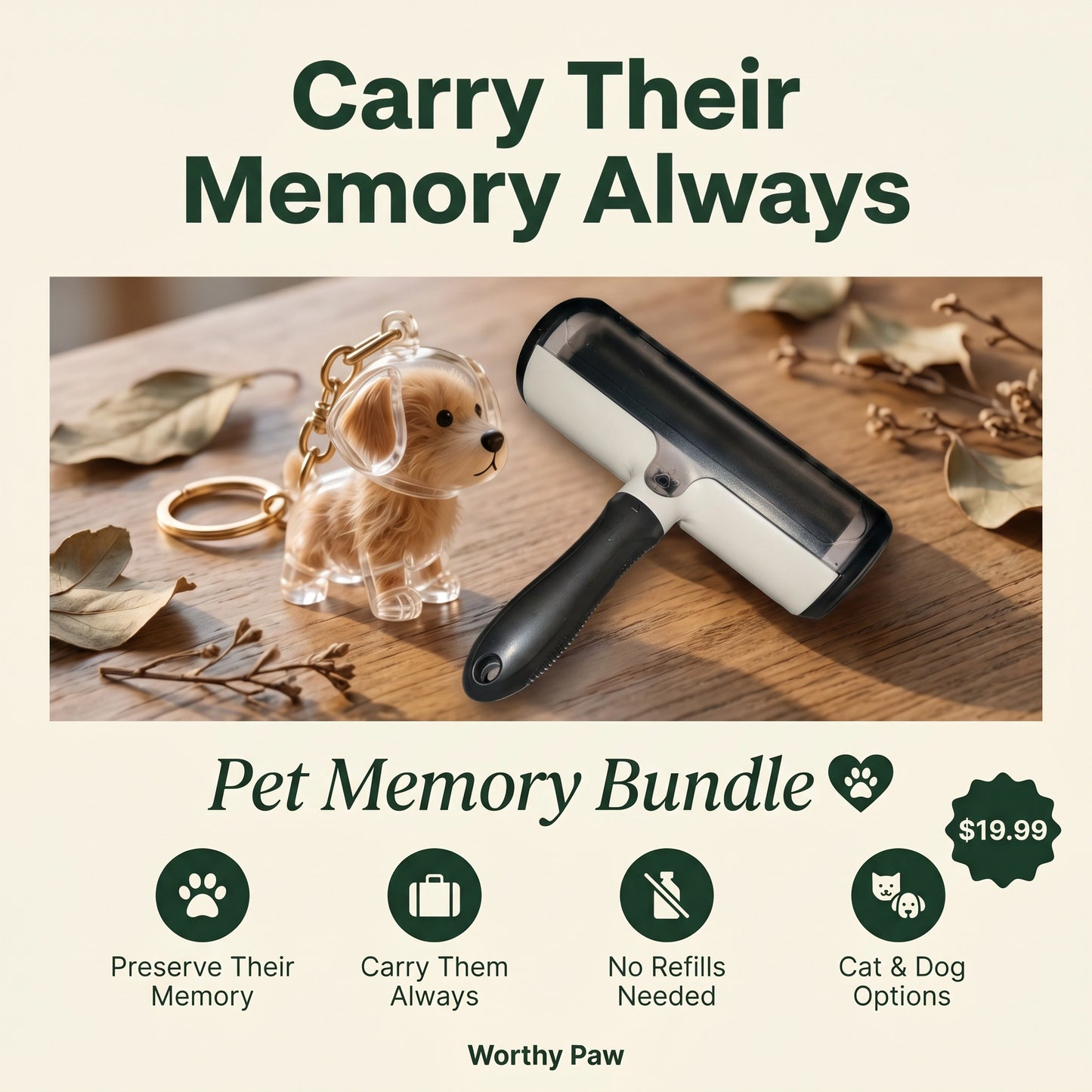 Pet Memory Keychain Bundle